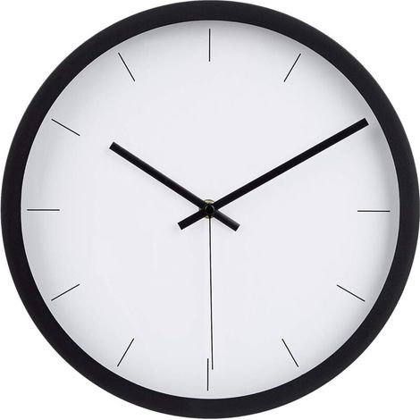 Horloge murale moderne, noir, 30,5 cm (1/5)