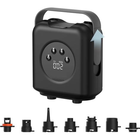 Pompe À Air Électrique Portable for Paddle Board, for Kayaks, Ailes De Cerf-Volant, Tentes, Bateaux en PVC Gonflage Rapide Précis Et Tout Moment (1/4)