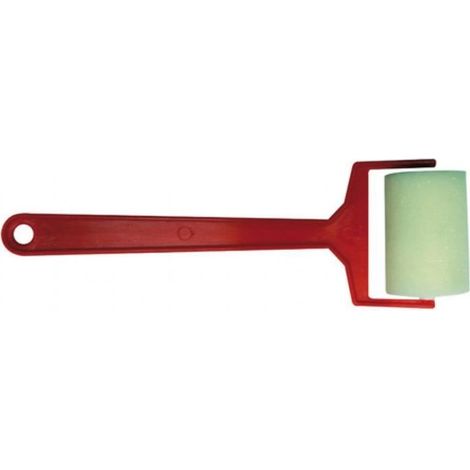 Rouleau à peindre - WONDAY - Longueur 60 mm - Diamètre 30 mm - Couleur Rouge