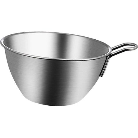 Bol mélangeur en acier inoxydable, saladier, ustensiles de cuisine, bol en métal, bol fouetteur à œufs pour desserts, soupes, vinaigrettes, cuisine-M