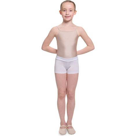 Egina - pantaloncini da ginnastica per bambini bianchi Pantaloncini da ginnastica Egina per danza bianchi 98/104 (1/5)