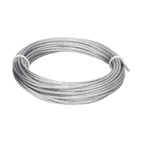 Rolle 6m Stahlkabel verschweißte Spitzen Drehbank Blind 2mm (1/2)