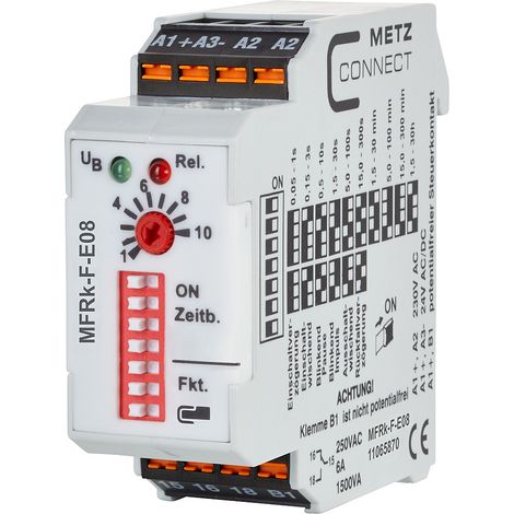 Metz Connect MFRk-F-E08 230 V AC, 24 V AC/DC, 11065870