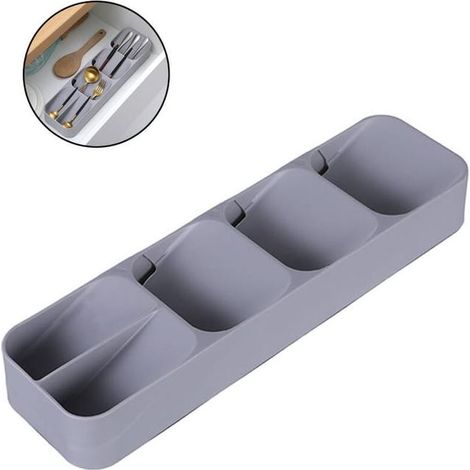 Kompakte Besteckbox, Besteckschublade, beste Küchenmesser, Utensilienaufbewahrungsorganizer (1/5)