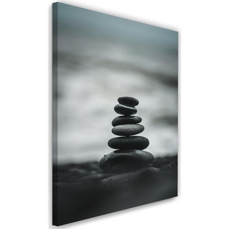 Tableau décoratif Pierres Mer Spa Zen 40x60 (1/5)