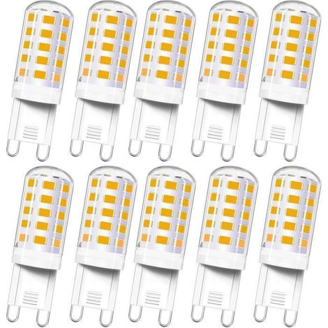 Lampadina LED G9 - DASINKO - 4W - Bianco caldo 3000K - Sostituisce 40W - Confezione da 10 (1/5)