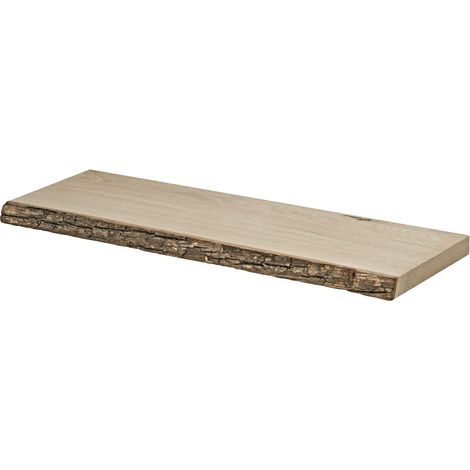 Dolle Regalboden Esche Lite Nature 60 x 20 x 2,5 cm massiv rinde Regale