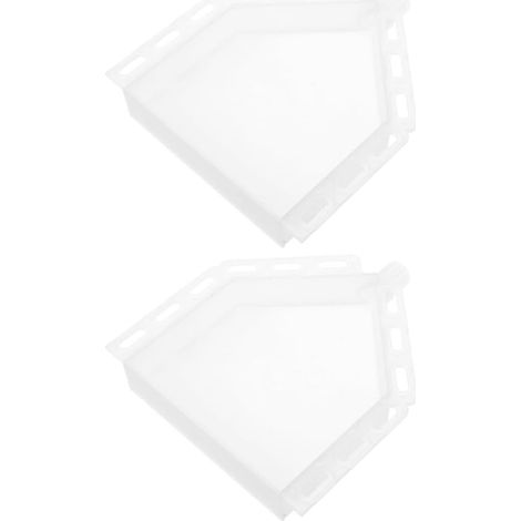 Bac à Eau pour Climatiseur en Plastique 2pcs pour Unités Extérieures, Récupérateur de Gouttes Climatisation pour Fête Estivale la Maison Extérieur (1/5)