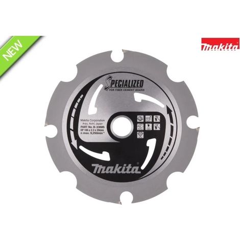 Makita B-33685 B-33685 Specialized Blade for Fibre Cement Board 165 x 20mm x 4T MAKB33685 (1/2)