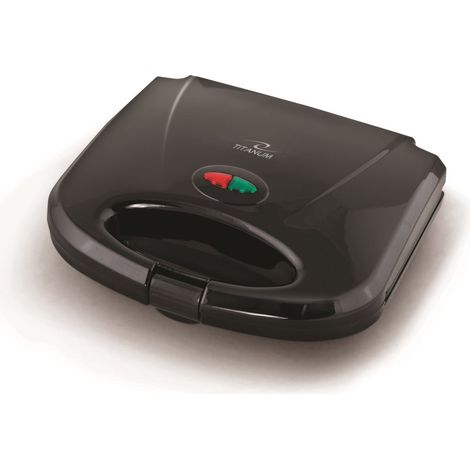 Esperanza TKT005K machine à croque-monsieur noir compact (1/5)