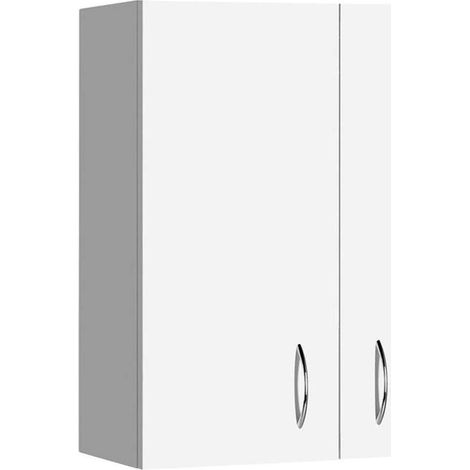 Aqualine Simplex Eco - Oberschrank 60x60x24 cm, 2 Türen, weiß SIME535