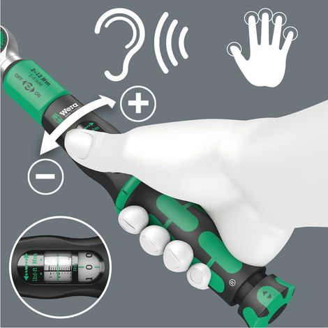 Wera Safe-Torque A 2 05075801001 Drehmomentschlüssel mit Umschaltknarre 2 - 12 Nm