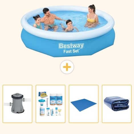 Bestway Bestway Fast Set Ronde - 305x66 cm - 5-pièces S289 (1/5)