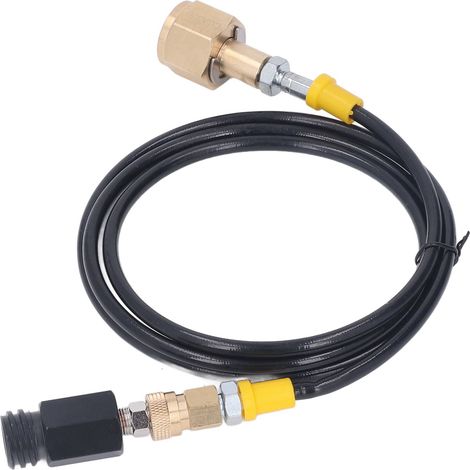 Adaptateur de remplissage pour cartouche de CO2 avec tuyau haute pression CGA320, compatible avec les bouteilles de soda. (1/5)