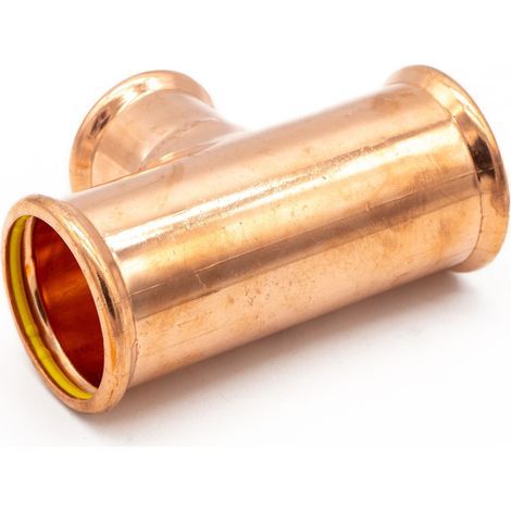 PrimaPress Copper Pressfit Gas Branch Tee 54x54x42mm (1/2)