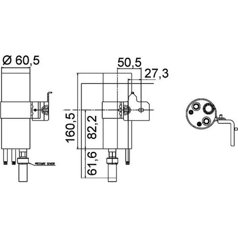 Filtre déshydratant, climatisation MAHLE AD 290 000P FORD 1521613 1521941