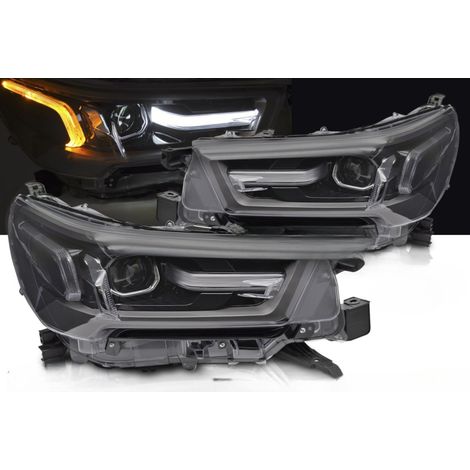 Paire de feux phares Toyota Hilux de 2020 a 2024 FULL LED DRL-41449312 (1/3)