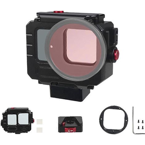 80 m wasserdichtes Gehäuse mit 52-mm-Filteranschluss B--