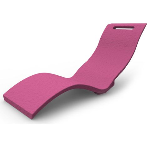 Lettino Chaise Longue da Esterno Giardino Seduta a Terra Arkema Serendipity Fuxia (1/5)