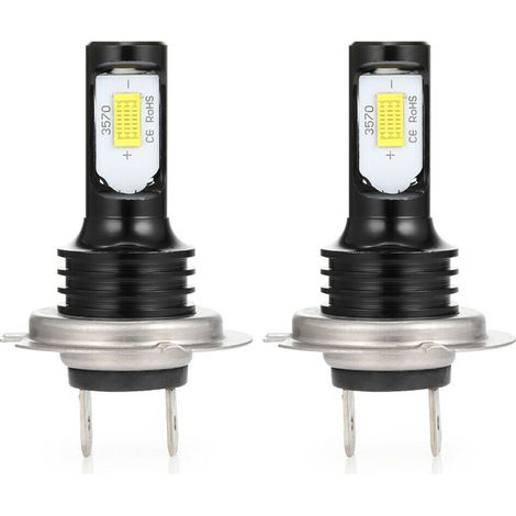Packung mit 2 H7 24V 80W Glühbirnen für Scheinwerfer (Abblendlicht/Fernlicht) 499 Xenonweiß für LKWs und schwere Nutzfahrzeuge.