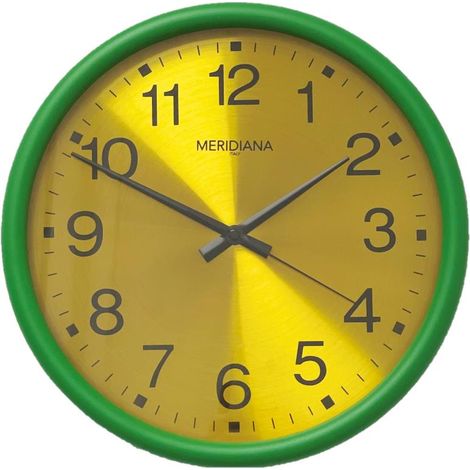 Orologio da Parete in Abs Milleluci Verde e Giallo 31 cm (1/2)
