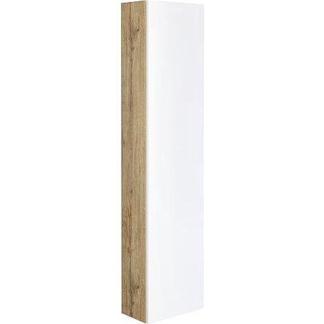 Colonne série MAF 1 porte blanc mat/ Asteiche réversible 350x1500x208mm (1/3)
