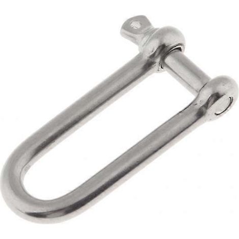 2 jeux de boucles à manille en D réglables de 1/4 pouce, manilles en acier inoxydable pour, (1/5)