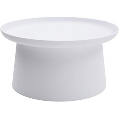 Tavolino Rotondo Polipropilene Bianco (1/3)