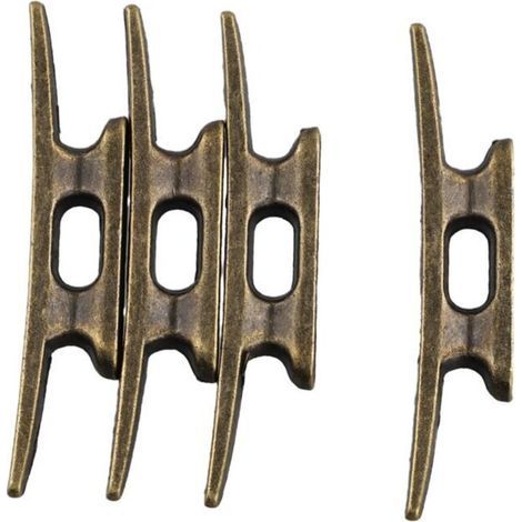 4-Zoll-Bootsklampe zum Festmachen, Gusseisen, Bronze-Finish, geeignet für maritime Dekoration, See, Strand, nautische Teile (1/5)