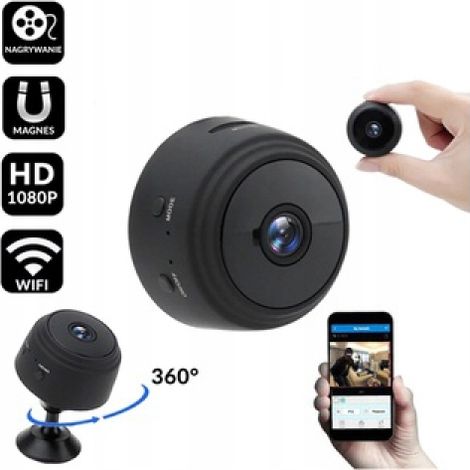 Mini-Spionagekamera (versteckt) Full HD, WLAN-Magnet (1/5)