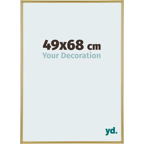 yd. - Cadre photo 49x68 - Or - Plastique - Annecy