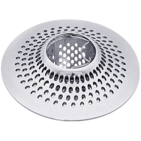 Sollbry – Filtre à cheveux pour baignoire et douche 12cm – Acier inoxydable – Résistant à la rouille – Facile à nettoyer (1/4)
