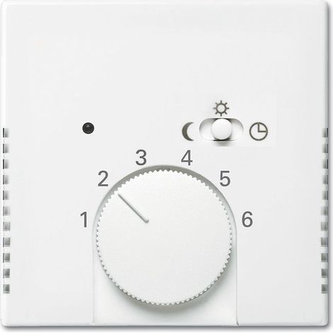 Enjoliveur pour thermostat avec interrupteur coulisse Busch-balance® SI
