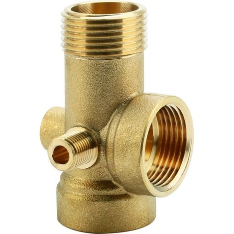 1PZ RACCORDO A 5 VIE PER AUTOCLAVE IN OTTONE MIS. 1 (1/2)