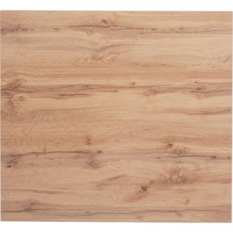 Piano quadrato per tavolo in laminato 70x70 cm Rovere Nodato (1/2)