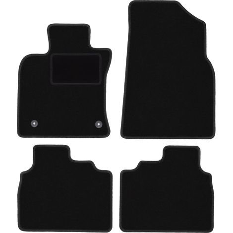 Tapis en velours noir pour : Toyota Camry IX berline (2017-) (1/5)