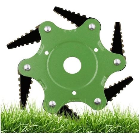 Lame de dsherbage - Brosse Cinq Feuilles - Acier au manganse - Multifonction - Pratique installer DEBROUSSAILLEUSE (1/4)