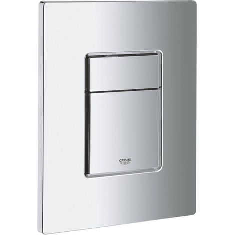 Grohe Spültisch-Betätigungsplatte mit Wassertank, silber 38966000 (1/4)