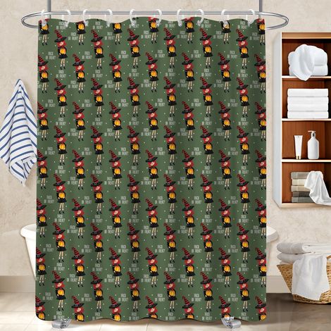 Voile de douche polyester 180x180 original polyester pour salle de bain pour salle de bain avec douche à l’italienne (1/5)