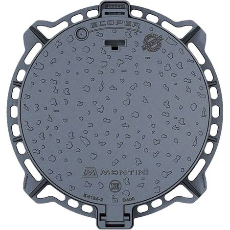 CHIUSINO IN GHISA CLASSE D400 ECOPER T - 85 - botola 65 cm / Kg 51