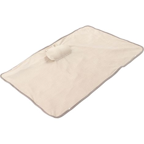 Couverture chauffante électrique à chauffage rapide, maintien au chaud, chargement USB, coussin chauffant avec chauffe-mains, marron (1/5)