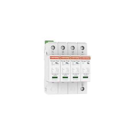 Mersen Überspannungsableiter Typ 2, 4-polig 40kA STPT2-40K275V-4PGM (1/2)