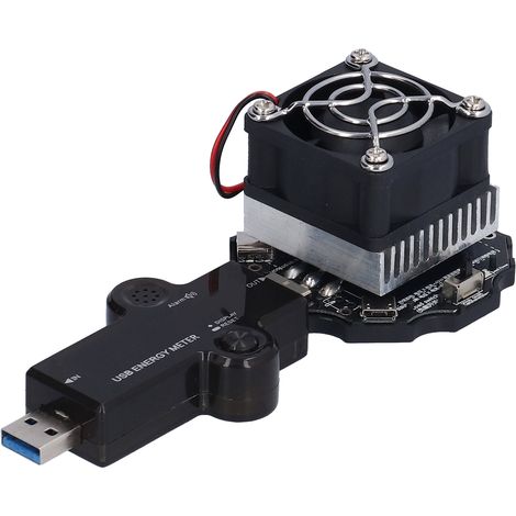 Testeur USB Bluetooth Multimètre Voltmètre Ampèremètre Chargeur Courant Continu Compteur d'Énergie avec Écran LCD (1/5)