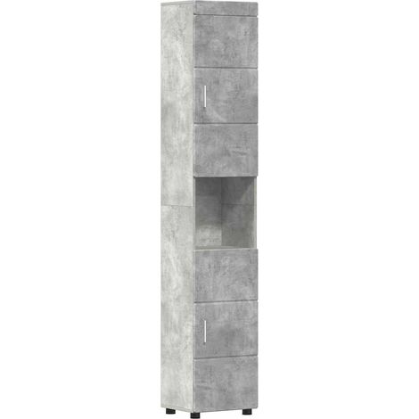 Ensemble de Meubles de Salle de Bain TULUM Gris béton CFW857958 (1/5)