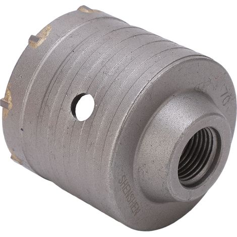 Meche a carotter 70mm acier au carbure trou mur briqueterie pierre resistante choc coupe propre beton (1/5)