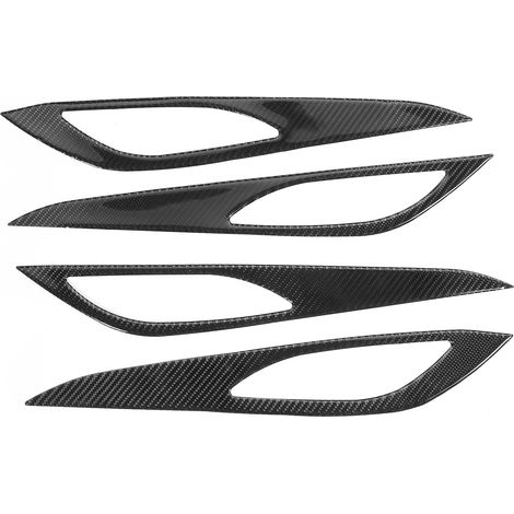4 pièces garniture de panneau de poignée de porte intérieure bande décorative fibre de carbone souple pour Buick Regal 2017-2020 (1/5)