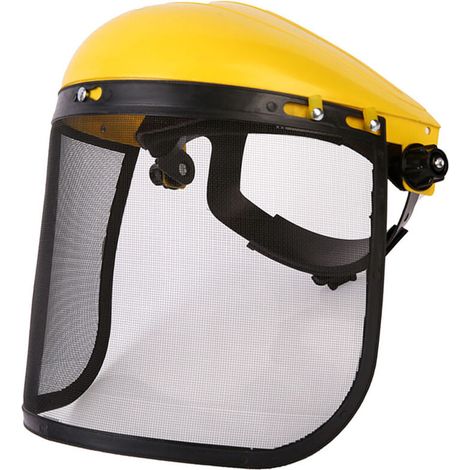 Gesichtsschutzvisier, Gartenschermaschine, Schutzhelm mit Gesichtsschutz, Sicherheitskopfbedeckung, Augenschutz, Gesichtsschutzschild (1/5)