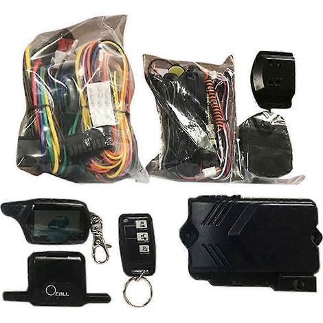 Twage B9 Global Universal LCD 2-Wege-Autoalarmanlage mit Motorstartfunktion, geeignet für Starterfahrzeuge (1/5)