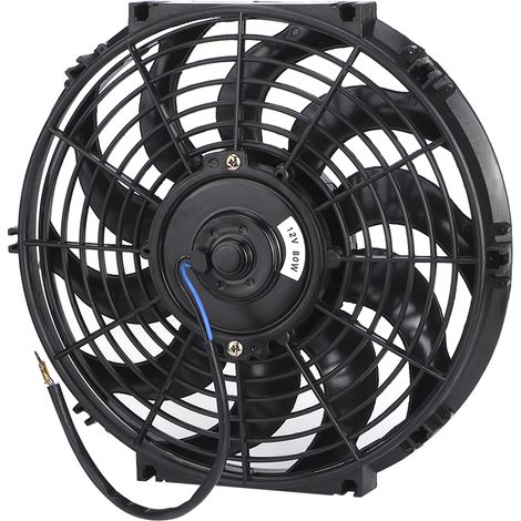 Ventilateur de refroidissement radiateur 12V 12 pouces universel mince avec kit de montage (1/5)
