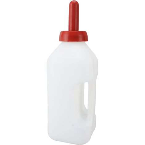 Fafeicy Bouteille d'alimentation de Veau D'épaisseur et Doses de Fuite -silikonnippel pour Se Nourrir Simple de Pâturages Paysans (Lait Horizontal) (1/5)